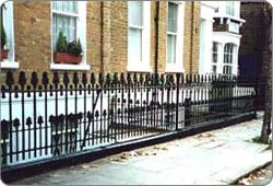 victorian cast iron railings